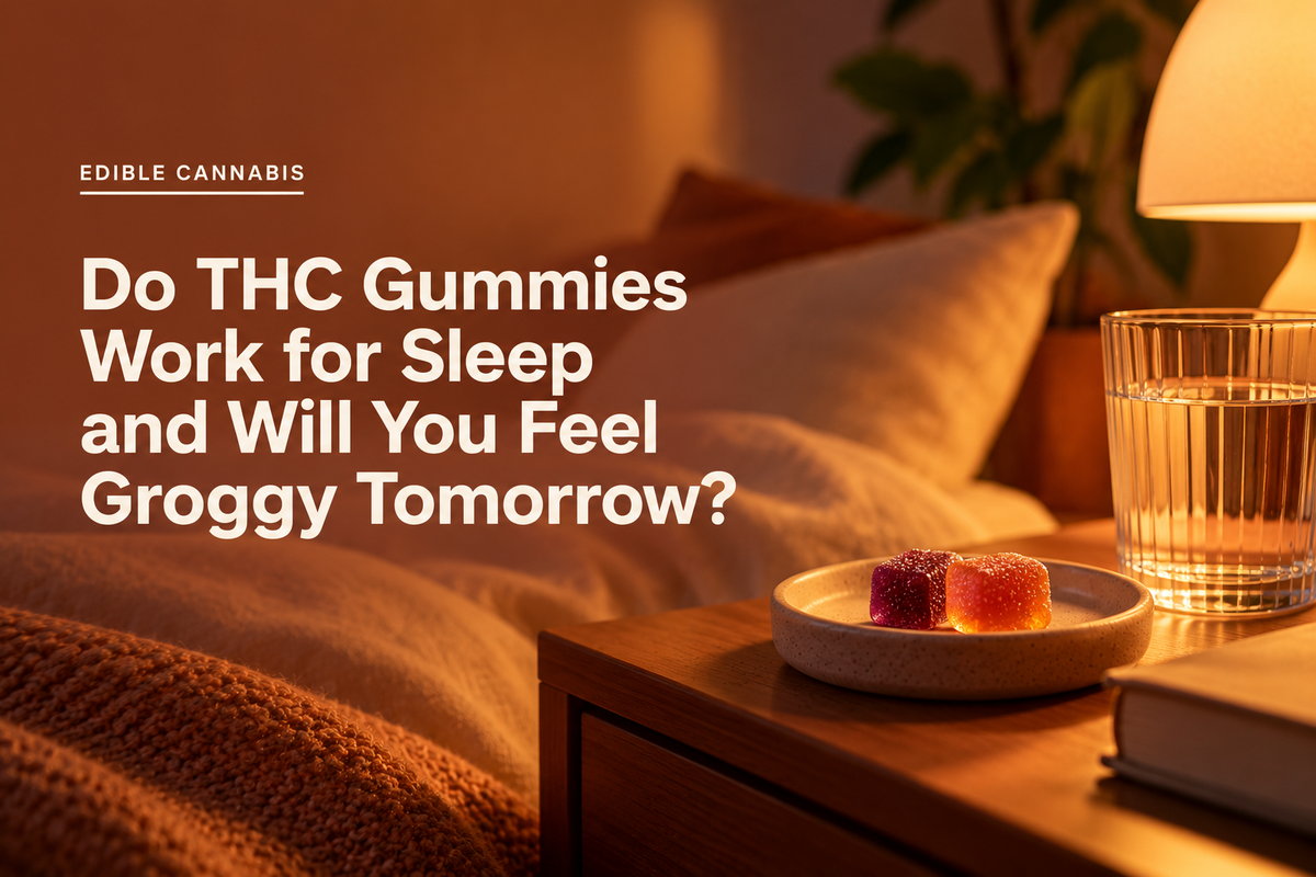 Do THC Gummies Work for Sleep and Will You Feel Groggy Tomorrow?