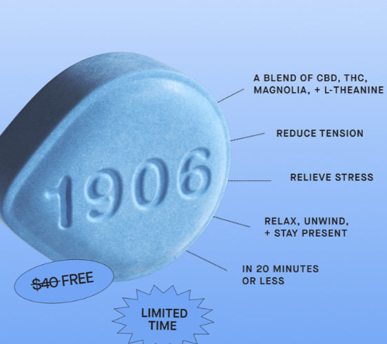  THC Stress & Anxiety Relief Drops by 1906
