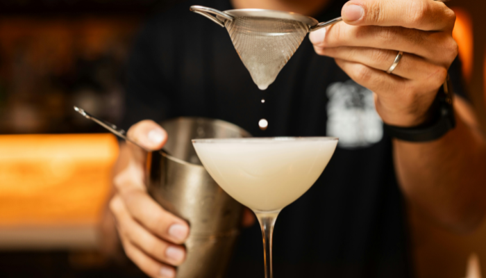 Preparing a THC drink recipe with citrus mocktail base by 1906